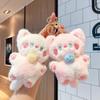 Lindo Colgante de Peluche de Gato Muñeco Extendido Muñeco Venta al por Mayor Muñeco de Gato KT Llavero de Dibujos Animados Juguete de Peluche