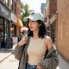 2026 Nueva Gorra de Béisbol Bordada Air Letter Retro Unisex para Pareja Gorra de Pato Fotografía de Viaje
