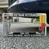 Marco de matrícula de decoración de Homenaje a Veteranos de Vietnam Nuevo Producto de Comercio Exterior VietnamLicensePlateFrame