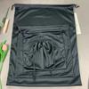 Bolsa de Almacenamiento de Algodón de Color Sólido Bolsa con Cordón Acabado para Viaje Ropa Interior a Prueba de Humedad y Polvo Bolsillo Interior Conveniente