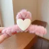 Grampo de Tubarão de Temperamento Marrom Escuro Grande para Mulheres com Grampo de Cabelo de Alta Qualidade para a Parte de Trás da Cabeça com Grande Volume de Cabelo