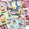 Cuaderno de Página de Color A5 Serie Shin-Chan Dibujo Animado Japonés Diario Estudiante Anime Journal Bloc de Notas