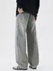 Roupa Masculina Fengshe / Nova Tendência Primavera e Outono Retro Americano Caimento Solto Bainha Curva Jeans Masculino Moda Calças Compridas