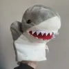 Marionetas de mano animales juegos de manos para calmar muñeca actuación león puede abrir la boca muñeco animal utilería para conferencias de jardín de infantes