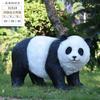 Resina panda artificial decoração jardim paisagem escultura esboço jardim exterior villa pátio decoração decoração animal