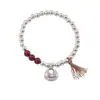 Bolso Tuo Tuo Simple de Plata Vintage Robusto Fufu Pulsera de Plata Esterlina Método Antiguo Pulsera Entrelazada Año Buming Regalos