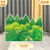 Tablero KT escenario escena de bosque árbol grande utilería de actuación casa maqueta de sketch infantil tablero de fondo