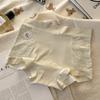 2025 Nueva Ropa Interior de Boxer de Encaje Doble para Mujer Boxer Pequeño 10A Antibacteriano Entrepierna Extendida y Ensanchada de Algodón Puro