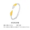 Pulseira Aberta Cavalo de Prata para Mulheres, Ano do Cavalo do Zodíaco, Artesanato Tradicional Chinês Versátil Único