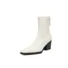 Botas elegantes de tacón alto grueso, punta fina, cómodas, versátiles y elásticas