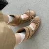 Botines de mujer para verano y otoño 2026, zapatos Mary Jane poco profundos de nuevo estilo con aumento interno de altura, botines hasta la pantorrilla