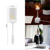Nova luminária de mesa de fio de tungstênio lâmpada de economia de energia luz USB portátil para dormitório cabeceira proteção para os olhos luminária de mesa inteligente de fio de tungstênio de economia de energia