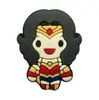 Charms Desmontables para Zapatos de Dibujos Animados Superman Goma Suave de PVC Accesorios de Decoración para Zapatos Edición Limitada