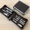 Herramientas para uñas cortaúñas cortaúñas juego de 12 piezas herramientas de belleza para manicura cortaúñas juego de pedicura