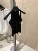 Hers# Chaleco Camisola de Cuello Colgante Forma de I para Mujer Cómodo Transpirable Cubriente Hilo de Leche Algodón Chaqueta para Niñas Explosiones de Microempresa