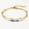Amazon Transfronterizo Nuevo Estilo Bohemio Moda para Mujer Simple Piedra Natural Cuentas Xiaomi Pulsera de Capas con Cuentas