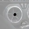 Adecuado para Chevrolet Camaro 2017-2019 Calcomanía Decorativa para Salida de Aire Negro Piano Decoración Interior del Coche