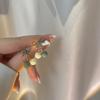 Aretes estilo coreano para mujer azules de verano aretes de moda aretes sencillos de dibujos animados para mujer 2023 Nuevo exquisito elegante de alto sentido