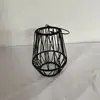 Lámpara de Exterior Tejida de Mimbre Imitación Coreana, Pantalla para Lámpara de Exterior Alimentada por Energía Solar, Lámpara para Patio, B&B, Jardín
