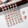 Céu [Escolha Essencial para o Dia dos Namorados] Linha Amor Doce Adesivo para Unhas de Cachorrinho Adesivo de Desenho Animado Fofo para Caderno DIY