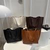 Bolso Tote de Hombro Casual Versátil Vintage Grande Capacidad para Mujer 2025 Nuevo de Moda Tendencia Simple