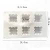 Molde de Mousse Cubo Mágico de 15 Peças Molde de Bolo Bola Mágica 3D Silicone DIY Criativo Molde de Vela de Aromaterapia