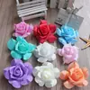 Flor de pico de pollo artificial más vendida por el fabricante, cabeza de rosa, flor de espuma de PE, flor para decoración de ramo de boda DIY, ramo de novia