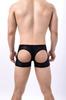 Roupa íntima masculina Boxers de malha na moda estilo coreano verão respirável e confortável quatro cantos com vazamento na bunda calças D5016