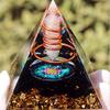 Nuevo Cristal Natural Transfronterizo Piedra Triturada Resina Pirámide Adorno para el Hogar Artesanía Adorno para el Hogar Chakra