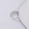 Anillo de Plata Forma de Serpiente con Zirconia Henna, Estilo Minimalista Europeo y Americano, Lujo Ligero, Anillo Ajustable, En Stock Transfronterizo