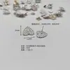 Directo del fabricante: Accesorios de joyería de aleación en forma de corazón con incrustaciones de diamantes Xili Mimi, incluyendo botones decorativos con base