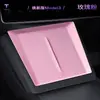 Adequado para o Novo Modelo 3/Y/Yl Carregamento Sem Fio de Celular Tapete Antiderrapante Controle Central Tapete Protetor de Silicone Interior