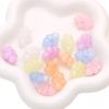 Cuentas acrílicas de macarrón de doble color, mariposas y nubes, hechas a mano, accesorios para manualidades, pulseras mixtas, cuentas dispersas