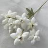 Ponto Branco Leitoso Simulado Casamento Flor de Seda Casamento Salão Hotel Decoração de Teto Material de Flor Buquê Arranjo Floral de Casamento