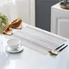 Mantel Individual de Mesa de Comedor Aislado de PVC con Doble Raya Estilo Americano Lujo Ligero Mantel para Comida Occidental Doméstico Lavable Mantel para Plato de Cena Tazón