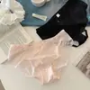Elegantes y lujosos, versátiles y chic, colgante de lazo calado, cintura ceñida, puros y deseables, bragas de encaje que no pellizcan y se ajustan a los glúteos para mujer