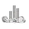 Perno Hexagonal con Brida de Acero Inoxidable 304 con Arandela Antideslizante Tornillo Antiaflojamiento 4M5M6M8M10M12Mm