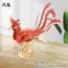 Puzzle Estéreo 3D de Madeira DIY Artesanal Parque de Diversões Carrossel Roda Gigante Balão de Ar Quente Modelo de Montagem Brinquedo