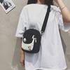 Bolsa de Tela Linda de Macarrón 2022 Moderna Estilo Japonés Chica Estilo Harajuku Hombro Cruzado Bebé Saliente Bolso