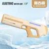 Juguete de Agua Transfronterizo Eléctrico para Jugar con Agua Pistola de Agua de Explosión Totalmente Automática Alta Presión Potente Pistola de Agua de Pulso para Jugar en Verano