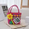 Bolsas Novas, Bolsas de Plástico Trançado de Temperamento Versátil, Bolsas de Praia para Férias na Costa, Cestas de Compras, Bolsas Femininas Atacado