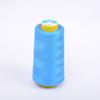 Hilo de Coser Liuqing Colorido Número 402 3000 Yardas Azul Hilo de Coser Colorido de Alta Velocidad Fábrica de Ropa Overlock 402 Rollo Grande