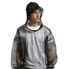 Roupa de Verão à Prova de Mosquitos Transfronteiriça, Jaqueta à Prova de Mosquitos para Acampamento ao Ar Livre, Conjunto de Roupas de Malha para Aventura de Pesca, Portátil