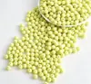 Cuentas Acrílicas Hechas a Mano 6mm-16mm Agujero Recto Color Sólido Bolas Redondas Accesorios Coloridos para DIY