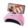 Lámpara de uñas SUN1s de fábrica lámpara de fototerapia inducción máquina de manicura 48W máquina de fototerapia lámpara solar soporte para teléfono móvil máquina de manicura