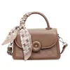 Bolsa Quadrada Pequena Color-Blocking Patchwork Fashionable Novo Modelo 2026 Bolsa de Mão Simples e Estilosa Bolsa de Ombro Transversal Tendência