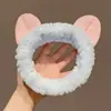 Diadema linda y divertida de felpa para lavarse la cara para hombres y mujeres, nuevo modelo 2026, diadema especial para aplicar maquillaje y mascarillas faciales, no estrangula el cabello