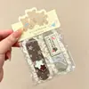 Pegatinas de flequillo de dibujos animados para niños, fijador mágico para el cabello que no lo daña, pinzas mágicas para el cabello para niñas, accesorios para el cabello para peinar la parte de atrás de la cabeza