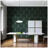 Papel Pintado Verde Retro Sala de Estar Americana Dormitorio Revestimiento de Pared Moda Europea Lujo Ligero Papel Pintado Hotel B&B Revestimiento de Pared Esmeralda