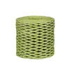 Cuerda de rafia hilo fino tejido sombrero de paja de verano para mujer, kit de materiales para tejer a mano DIY bolsa de ganchillo, cuerda de papel sin bordado